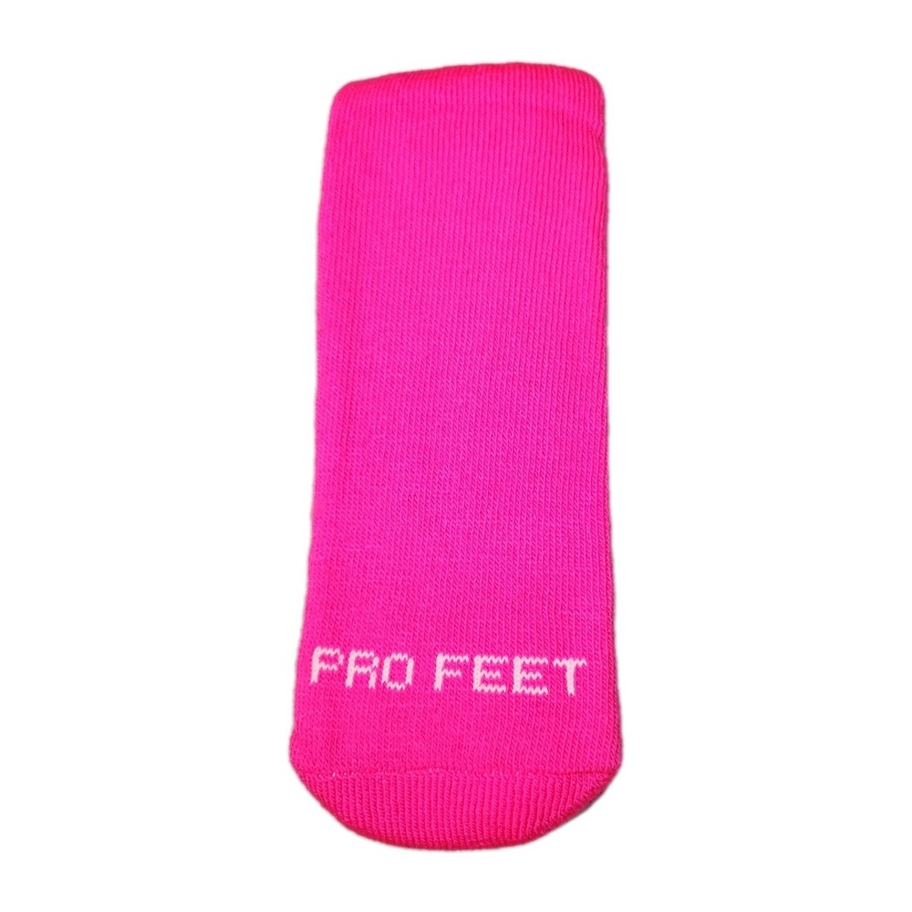 Pro Feet Kids Neon Pink Athletic Over the Calf Sports Socks Ribbed Knit Youth